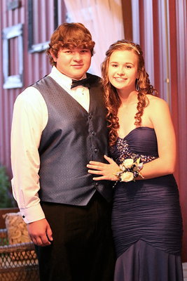 Image: Prom power couple Kevin Roldan and Amber Hooker are gentlemanly and grace.