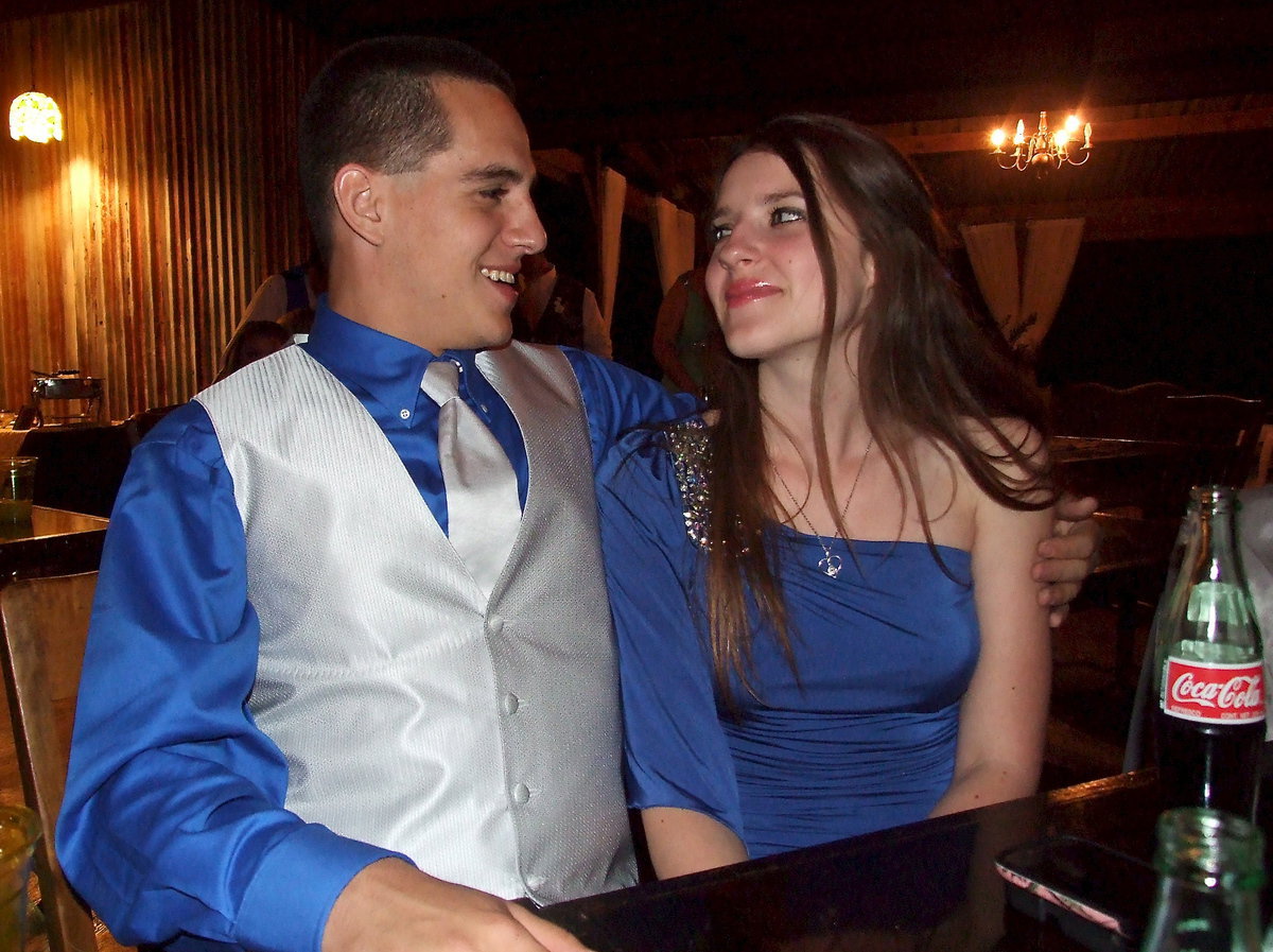 Image: Have a Coke and a smile, Medrano!  Cody Medrano enjoys prom night with Avalon’s Linda Kaup.