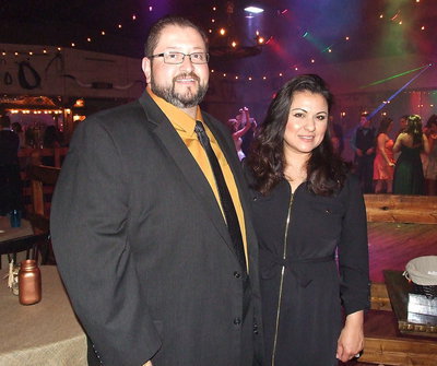 Image: New Italy ISD Superintendent Jamie Velasco and his wife Lisa Velasco take some time to enjoy prom night as well.