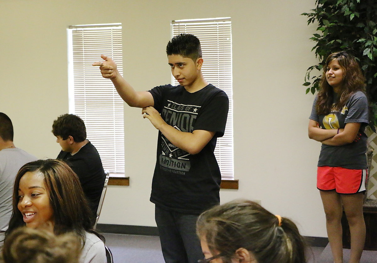 Image: Joseph Sage tries to be the survivor standing after making his point.