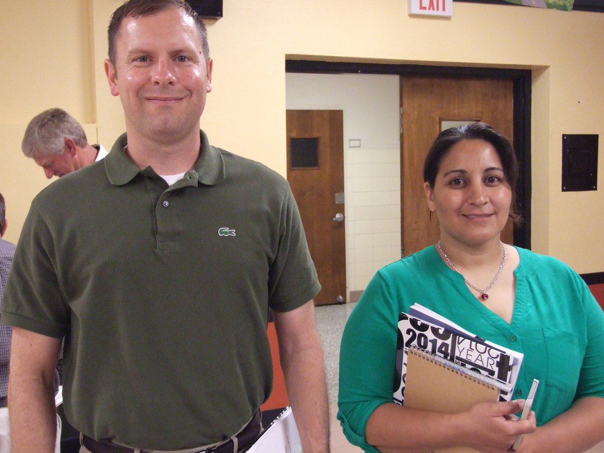 Image: Larry Creighton and Tessa South are excited about the upcoming school year.