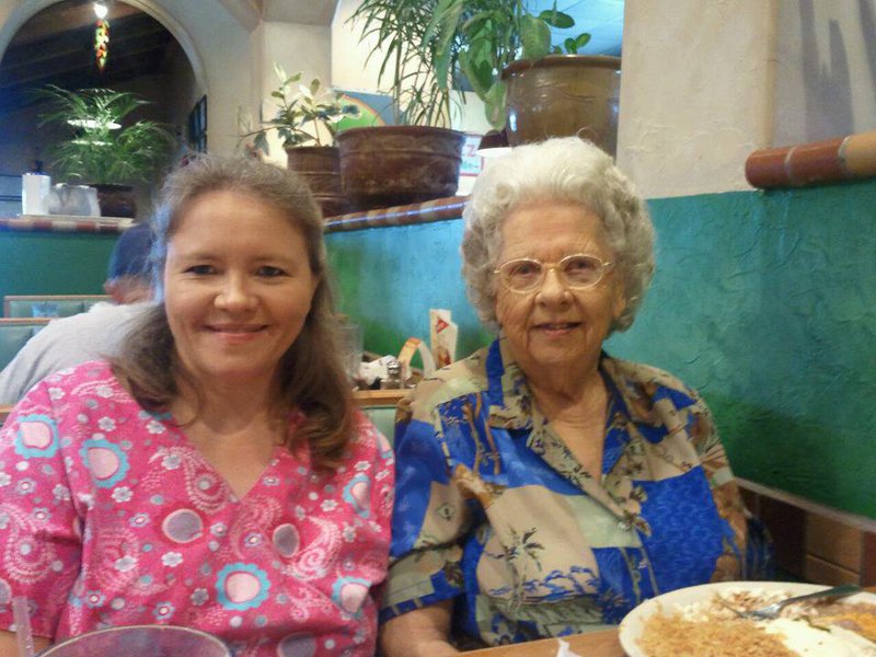 Image: Geneva Rosemond with her granddaughter, Pam Mosley. Geneva will celebrate her 90th birthday on June 20, 2014.