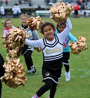 Image: IYAA C-team cheerleaders are all smiles after the win!
