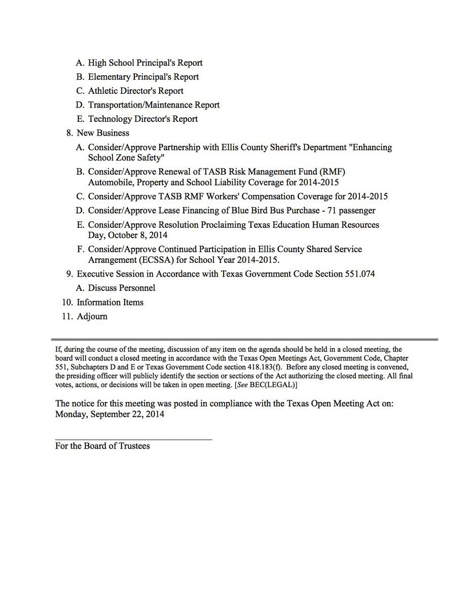 Image: Agenda – page 2