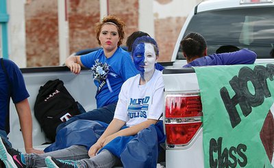 Image: Mums and face paint. Chaslyn Smith and Stormy Bennett  show their school spirit!