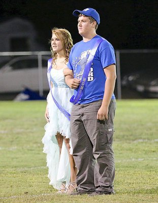 Image: 2014 Homecoming Queen and King nominees Haley Jones and Peter Johnson.