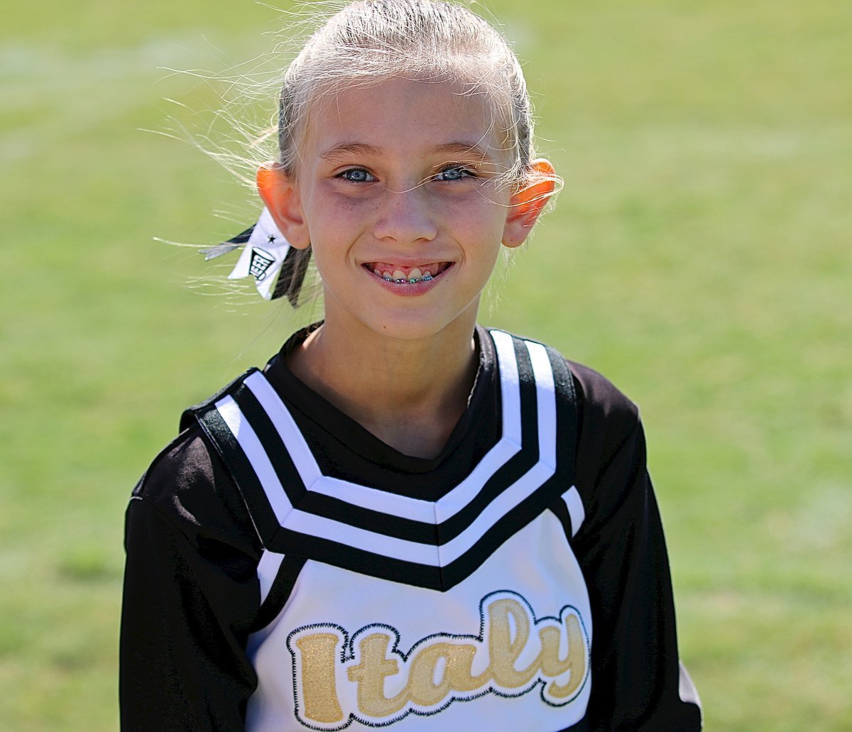 Image: The IYAA B-team cheerleaders were all smiles after their win over Mildred.