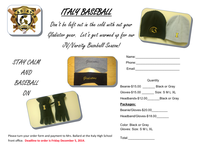 Image: Bbbuuurrrr!!! Don’t be left out in the cold without your Gladiator gear. Let’s get warmed up for our JV/Varsity Baseball Season with spirit beanies, gloves and headbands available for purchase thru Italy Baseball! Please return completed order form and payments to Mrs. Ballard at the Italy High School front office. DEADLINE to order is Friday, December 5, 2014.