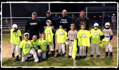Image: Waxahachie Fall League Baseball 8u Division-2 Runner’s Up—These little guys proudly wear “Italy” across their chests.
    Fun Fact: These guys faced diversity beginning the season losing three games by run-rule but battled back and came out 2nd place in their division. The championship game went to the final out with our little Gladiators only losing by 1 point!