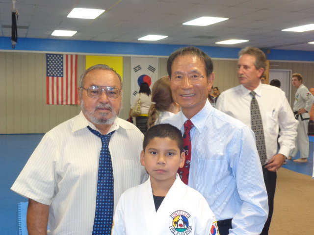 Image: Master Charles Kight-Chief Instructor of the Hillsboro TKD School, Nick and Grand Master Park-co founder of Unified from Las Vegas, Nevada.