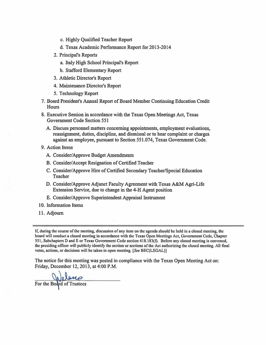 Image: Agenda – page 2