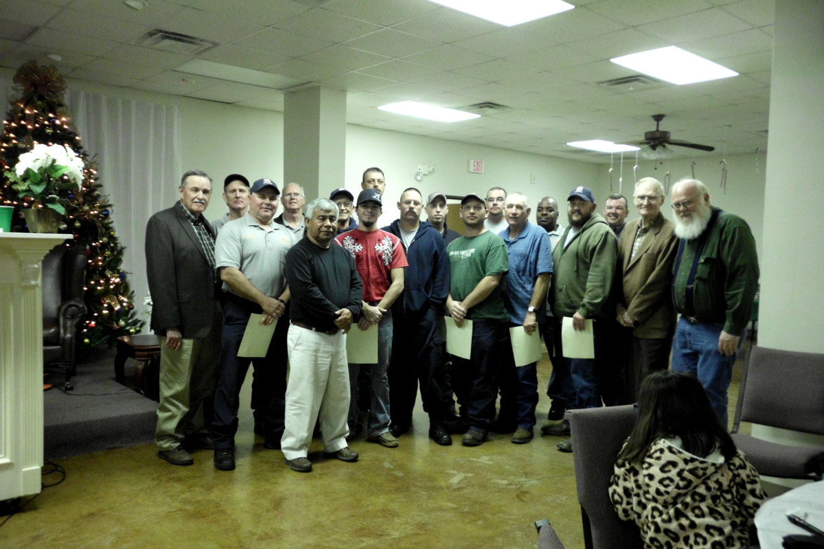 Image: Italy ESD board members and Italy Fire Department personnel.