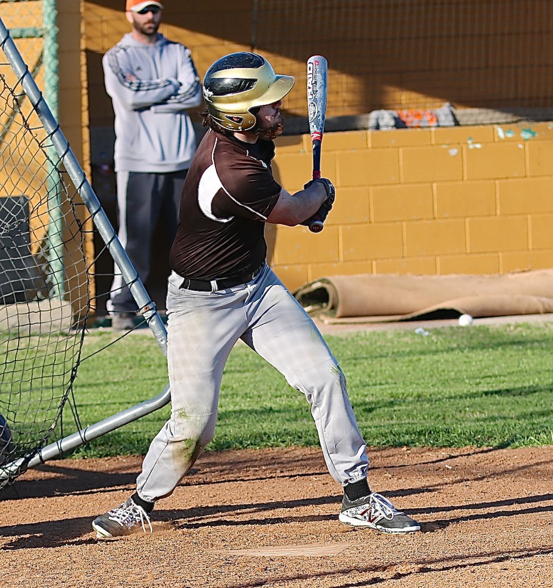 Image: Kyle “Catfish” Fortenberry cast his line deep into centerfield for a triple.