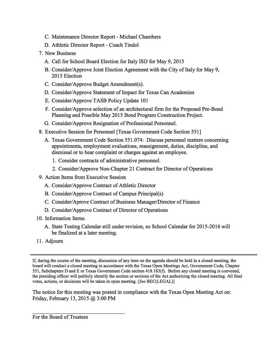 Image: Agenda – page 2