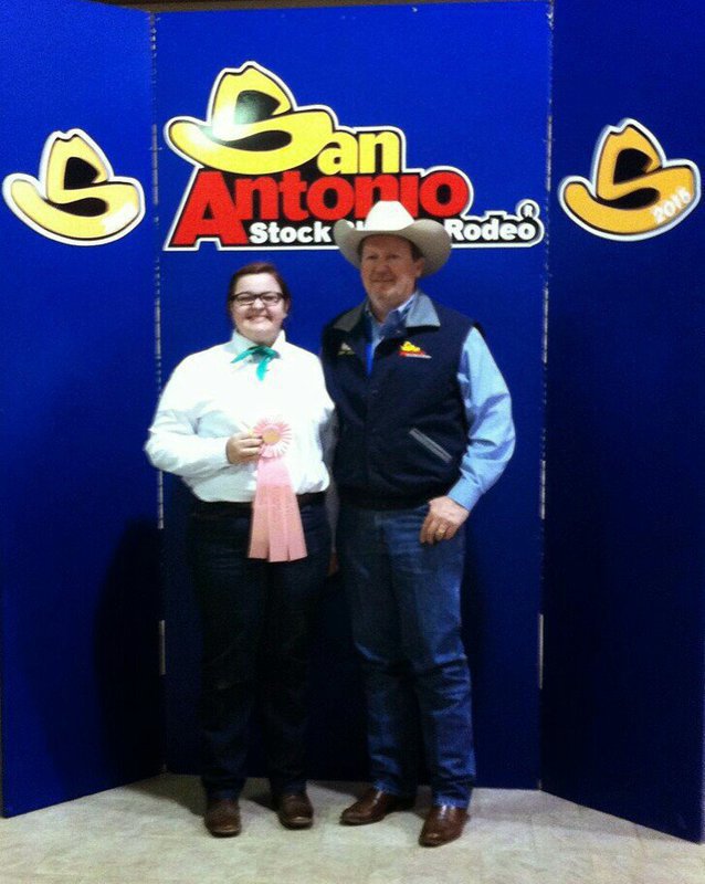 Image: Alyssa Ballew of Midlothian placed 4th out of 538 in the senior horse judging division at the San Antonio Stock Show. She was literally 1 point away from a $10,000 scholarship!