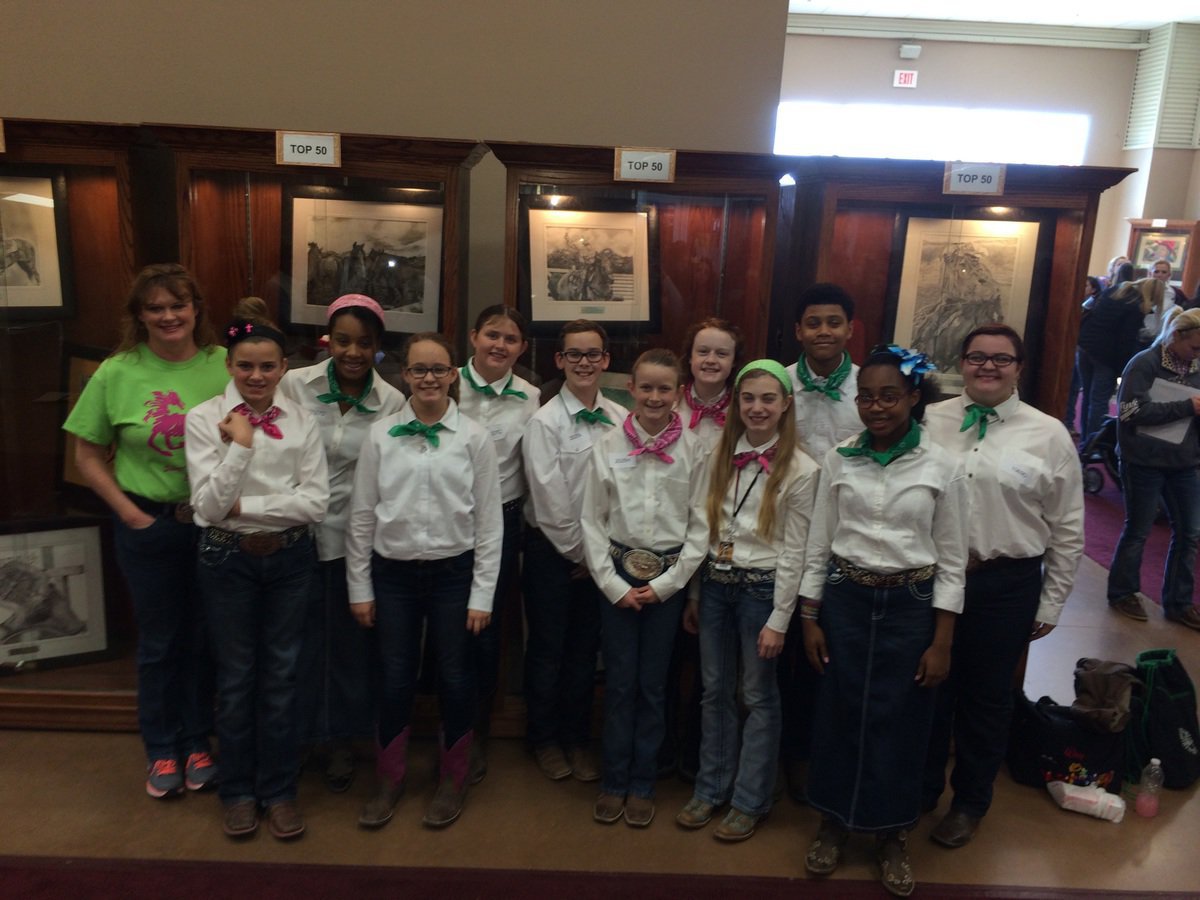 Image: Silver Spurs 4-H Club sent three teams to compete in the horse judging and Quiz Bowl divisions of the San Antonio Stock Show.