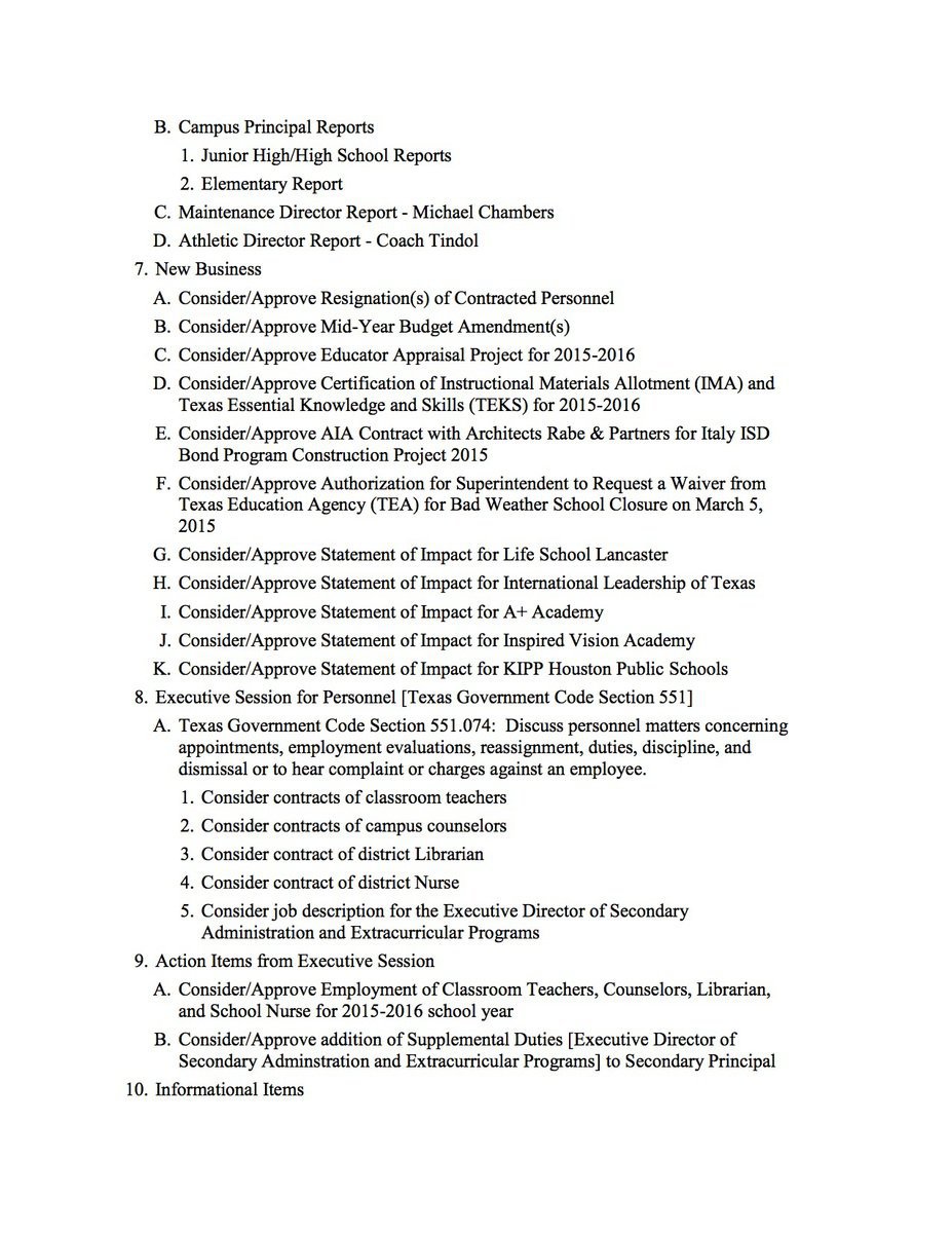 Image: Agenda – page 2