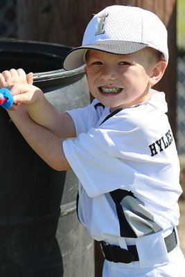 Image: Carson enjoyed his IYAA opening day experience, and the game was fun too!