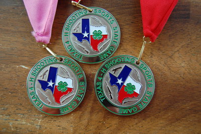 Image: Nice hardware from the Texas State 4-H Shooting Sports Games