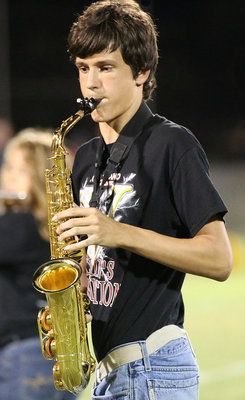 Image: Ty Hamilton can play the sax like nobody’s business!