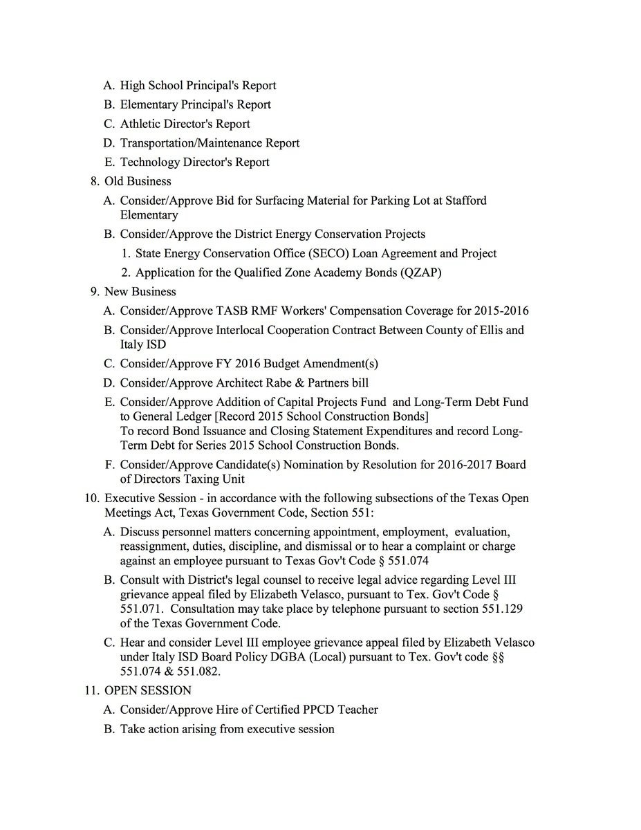 Image: Agenda – page 2