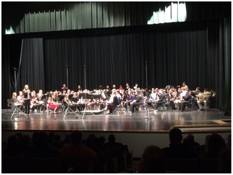 Image: The 2015-16 ATSSB Region 8 East Zone Middle School Band performs on Saturday, Jan. 16 at Groesbeck HS