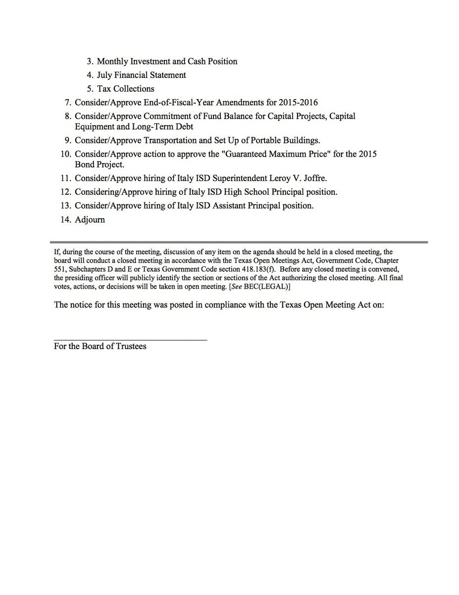 Image: Agenda – page 2