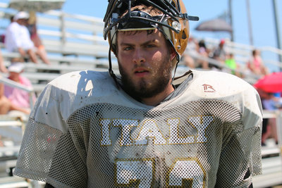 Image: Aaron Pittmon #72 has the look of a team that’s on a mission.
