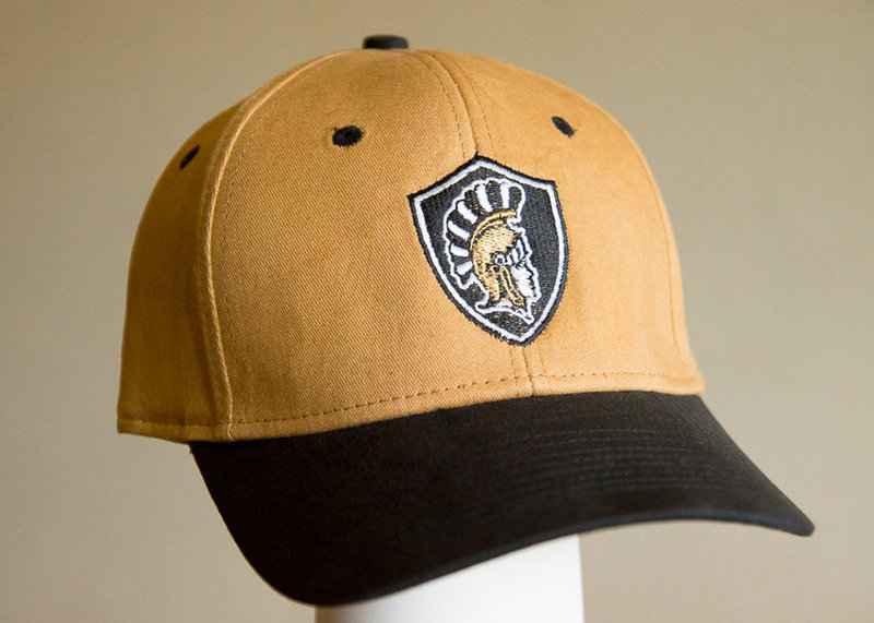 Image: Old Gold Sports has Old Gold adjustable Caps with a black bill, button, and eyelets. That, coupled with the Italy Shield logo, makes a good look. Place your order today at www.oldgoldsports.net.