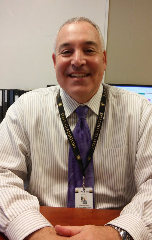 Image: Christopher Rizzuto, Italy High School’s new Assistant Principal, is happy to be a part of the Italy community.