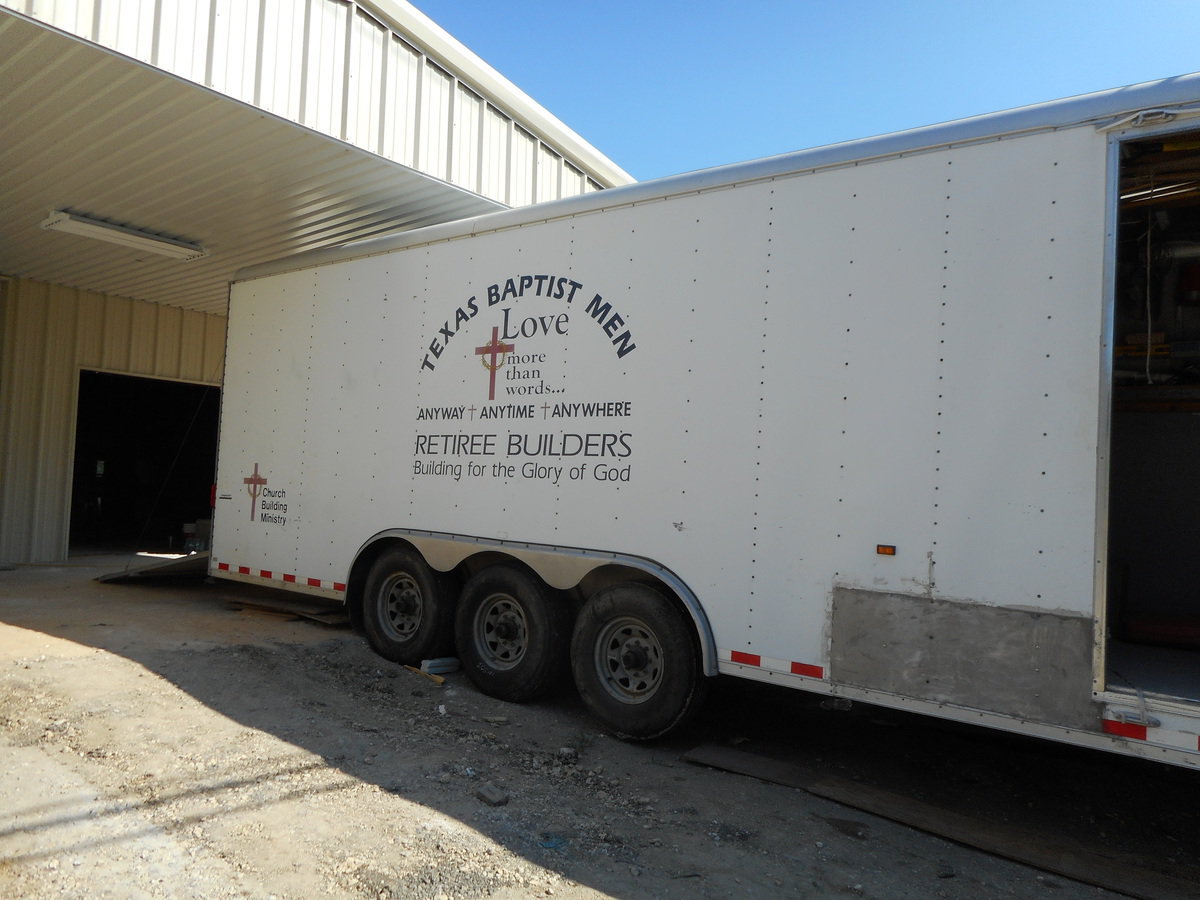 Image: TBM trailer at the jobsite