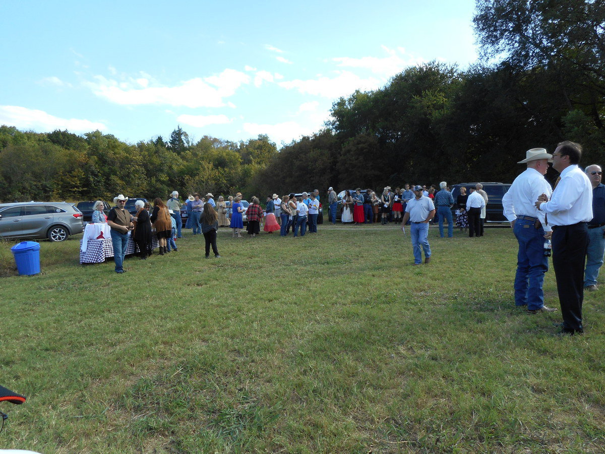 Image: Approximately 100 dignitaries and guests attended the dedication.