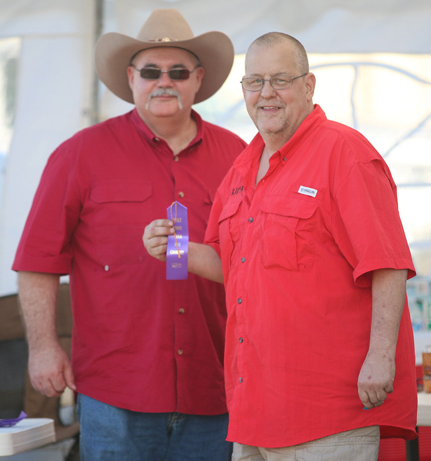 Image: Earning a ribbon during the 2017 Italy Lions Club BBQ Cook-off!