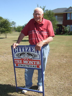 Image: Tom was very involved in the Italy community for over 30 years until moving to Waxahachie.