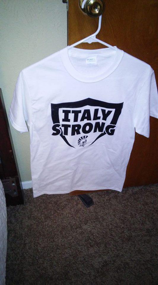 Image: Italy Strong tee shirt